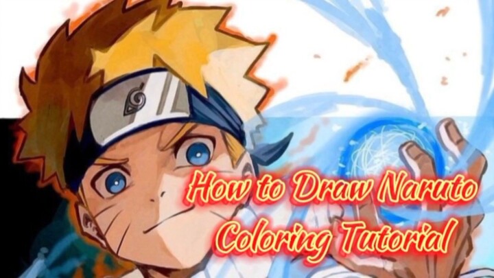 How to Draw  NARUTO | coloring session | speed paint