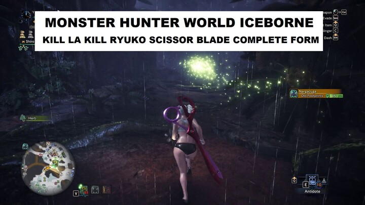 Monster Hunter World Iceborne - Kill La Kill Ryuko Scissor Blade Complete Form
