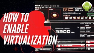 How To Enable Virtualization in Your Bios with B450M Mortar Max Motherboard