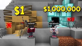 ถ้าเกิด!! บ้านผีสิง $1 เหรียญ VS บ้านผีสิง $1,000,000 เหรียญ - Minecraft คนรวยคนจน