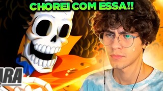 ME PEGOU ESSA... | REACT - Canção Solo | Brook (One Piece) | Basara