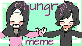 Hungry meme / gift for Farah adiba ^^