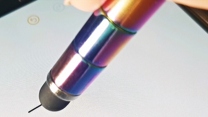 What is a stress relief magnetic pen? It can even write on phones and tablets! ?