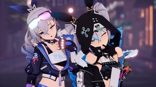 【Honkai Impact 3 × Honkai：Star Rail MMD／4K／60FPS】Bronya Zaychik × Silver Wolf【Chocolate Cream】