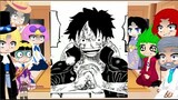 One piece characters react to luffy | Compilation | one piece | Luffy