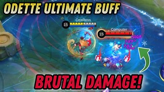 Odette Experimental Changes Gameplay - Mobile Legends Bang Bang