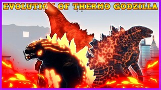 EVOLUTION OF THERMO GODZILLA IN KAIJU UNIVERSE! | Kaiju Universe