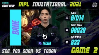 [TAGALOG] SEE YOU SOON VS TODAK GAME 2 | MPL INVITATIONAL | DAY 2 | MPLI