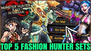 Top 5 Layered Sets of the Week - God Mode & Jinx - Monster Hunter Rise Sunbreak! (Fashion Hunters)