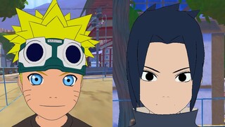 Kid Naruto vs Kid Sasuke