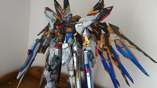 pg strike freedom, gk modified parts, in one word, it is handsome, it is not easy to make, all hands