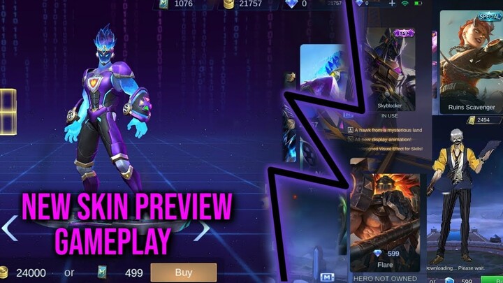 5 NEW HERO SKIN PREVIEW | VALIR NEW SKIN ! | MOBILE LEGEND