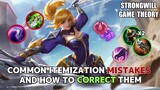 FANNY: Pros and Noobs Mistake // Top Globals Items Mistake // Mobile Legends