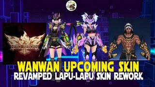 WANWAN NEW UPCOMING SKIN AND REVAMPED LAPU-LAPU NEW SKIN REWORK NORMAL SKIN REWORK MOBILE LEGENDS ML