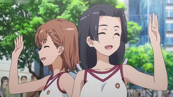 Misaka Mikoto Shirai Kuroko famous scene