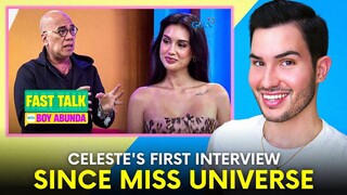 Celeste Cortesi's FIRST interview since representing The Philippines at Miss Universe - Reaction