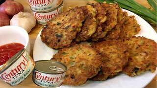 TUNA PATTIES RECIPE | PASARAPIN ANG DELATANG TUNA GAMIT ANG SIMPLENG SANGKAP | Pepperhona’s Kitchen