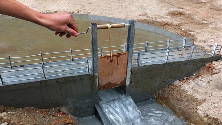 I wanted to make a dam construction, but...