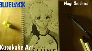 Menggambar Anime Nagi Seishiro || Speed Drawing || Blue Lock