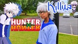 TRANSFORMING INTO KILLUA FROM HUNTER X HUNTER | Killua Cosplay KJ Takeover