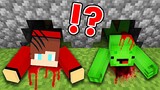 Who DRAGGED JJ and Mikey Into the Scary Tunnel in Minecraft - Maizen Nico Cash Smirky Cloudy
