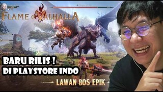 MMORPG BARU DI PLAYSTORE INDO ! FLAME OF VALHALLA MMORPG ( RILIS GLOBAL ) MOBILE