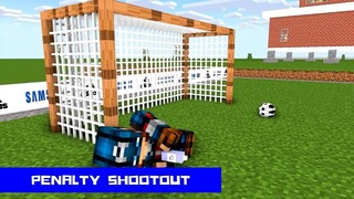 Monster School : PENALTY SHOOTOUT - Minecraft Animation