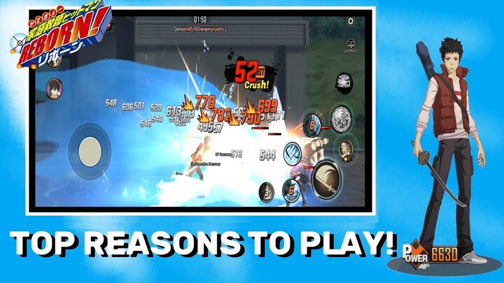 TOP 10 REASONS WHY YOU SHOULD PLAY THE NEW HITMAN REBORN GAME! | Katekyo Hitman Reborn Mobile!