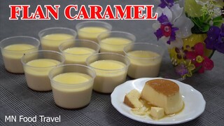 Ẩm Thực MN - Làm Bánh Flan Caramel Vanille Kem Sữa Tươi Hấp Nồi Mềm Mịn Béo Ngậy