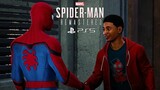 Miles Morales Meets Spider-Man on "Performance Ray Tracing Mode" - Marvel's Spider-Man Remastered