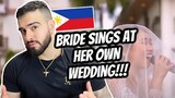 🇵🇭 Bride From The Philippines Sings At Her Own Wedding - Almira Lat (He Knows) *British REACTION*