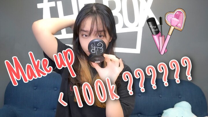 Đặt cả bộ mỹ phẩm nội địa Trung dưới 100k??? | Try on haul