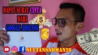 SURAT CINTA DARI GOOGLE ADSENSE - PENANTIAN YANG DI TUNGGU OLEH YOUTUBER AKHIRNYA TIBA JUGA