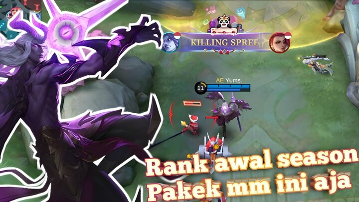 Masih awal season!? pakek mm ini aja!? bisa lane jauh!? bisa rotasi cepet - Mobile Legends