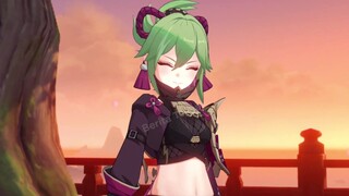 [MMD 3D] Genshin Impact, kecantikan Kuki Shinobu di balik maskernya