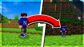 How To Be TINY In Minecraft PE 1.18+ | How To Be Tiny in MCPE