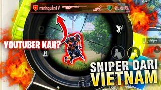 KETEMU SNIPER DARI VIETNAM! MENGERIKAN SELALU HEADSH0T! - PUBG MOBILE