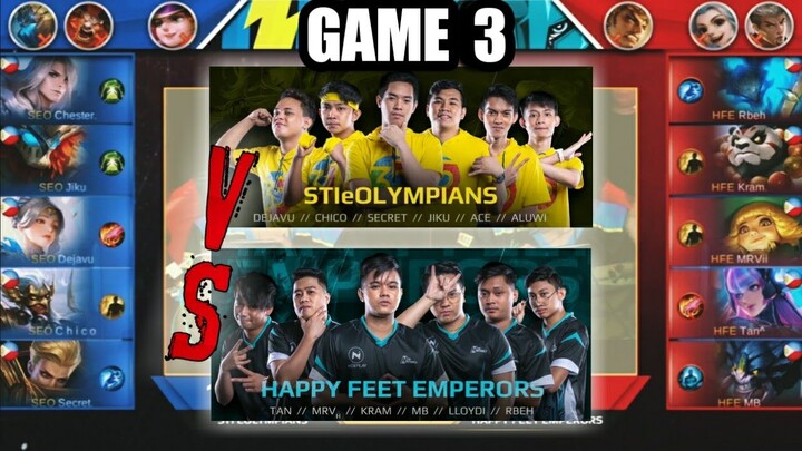 Game3 HF Emperors vs STI eOlympians | THE NATIONALS