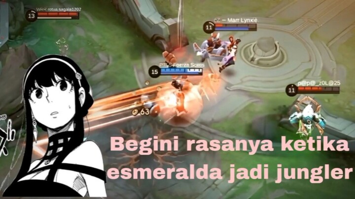 ESMERALDA JUNGLE BIKIN LAWAN KETAR KETIR