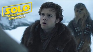 Taron Egerton as Han Solo in Solo: A Star Wars Story