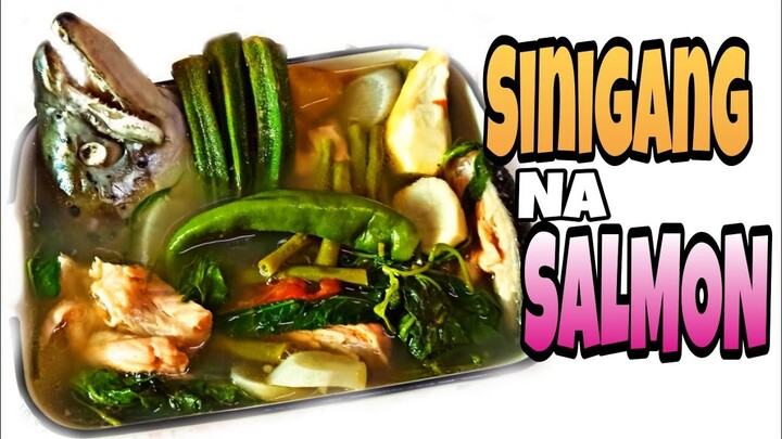 Don't throw Salmon's Scrap, make it Sinigang na Salmon