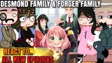 Desmond family & Forger family react to New episodes| Loid's secrets, Gacha club, Spy x family react