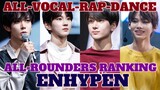 ENHYPEN Ranking in Vocal, Dance and Rap (ALL-ROUNDERS) | I-Land Era
