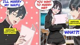I'm An Otaku Who Wanted A 2D Wife, But My Hot Teacher Finds My Marriage Form... (RomCom Manga Dub)
