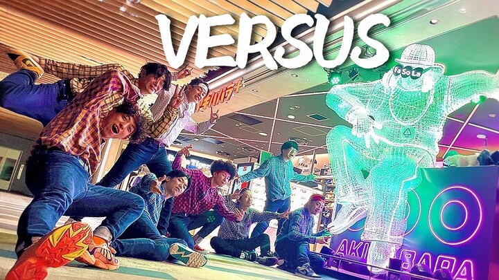 At the airport late at night, the otakus... danced "VERSUS" together! 【RAB】
