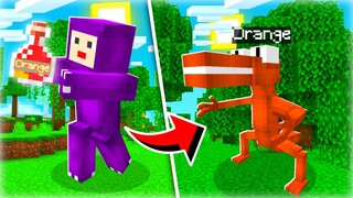 Experimen Berubah Menjadi RAINBOW FRIENDS di MINECRAFT❗❗