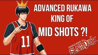 SLAM DUNK MOBILE - IS ADVANCED RUKAWA THE KING OF MID SHOTS?!