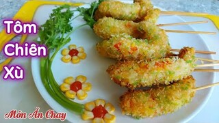 Cách Làm TÔM CHAY CHIÊN XÙ Ngoài Giòn,Trong Dai Để Ăn Vặt Hay Đãi Tiệc /Món Chay Ngon Bà Mẹ Quê