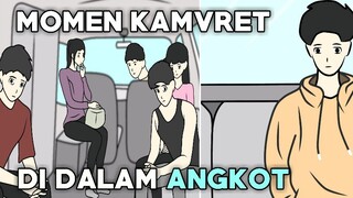 MOMEN KAMVRET DI DALAM ANGKOT - animasi