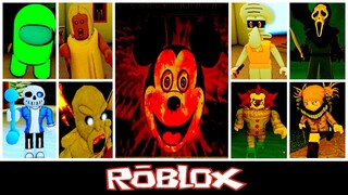 Mickey, Squidward & More (The Horror Terror Elevator II By greatgaming241) [Roblox]